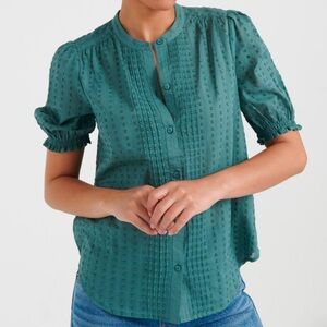 Lucky Brand Dakota Ruffle Sleeve Shirt